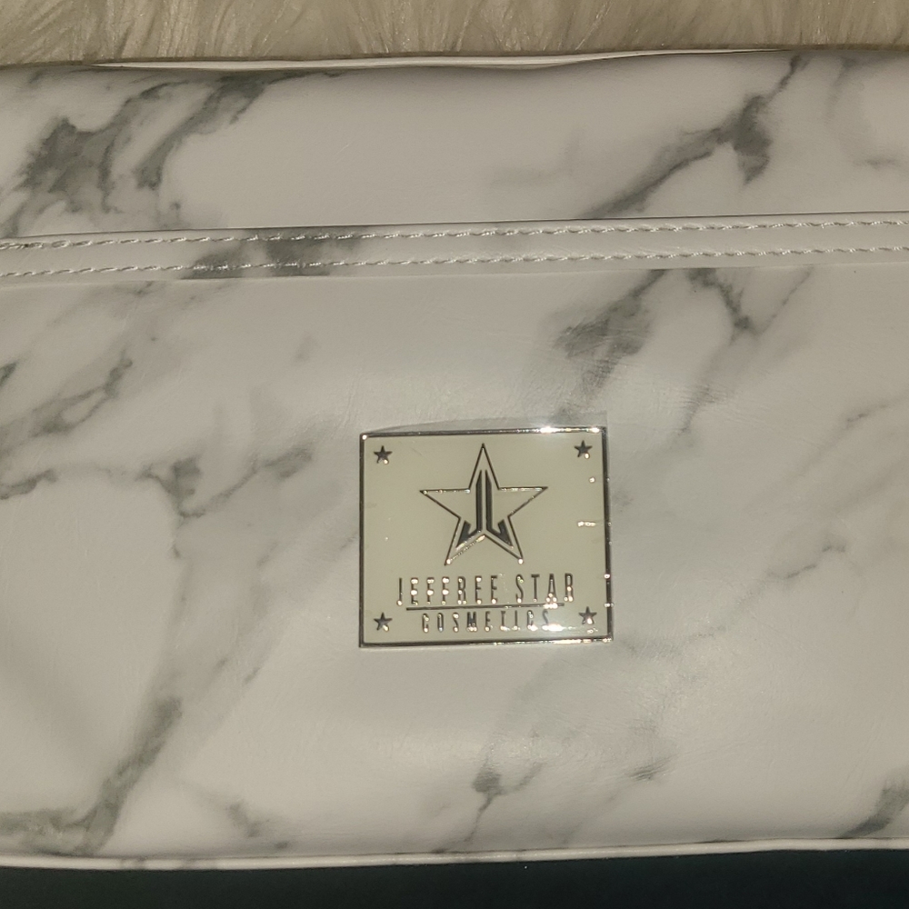Jeffree Star Cosmetics Makeup Bag - White Marble